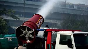 प्रदूषण पर NDMC का एक्शन, दिल्ली की 13 ऊंची इमारतों पर लगे एंटी-स्मॉग गन